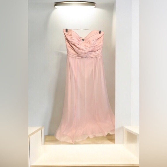Lauren Ralph Lauren Soft Pink Strapless Dress size 8 - Picture 16 of 16